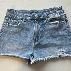 Shein Denim Distressed Women's Shorts